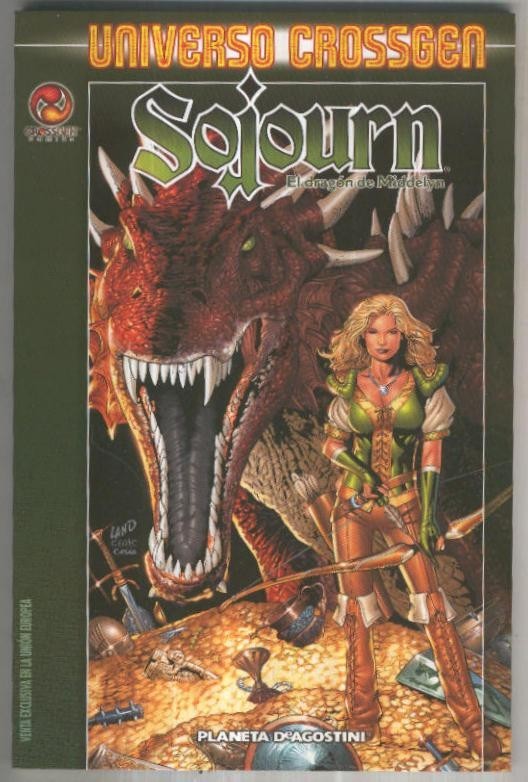 UNIVERSO CROSSGEN: SOJOURN - El Dragon de Middelyn (Planeta 2004)