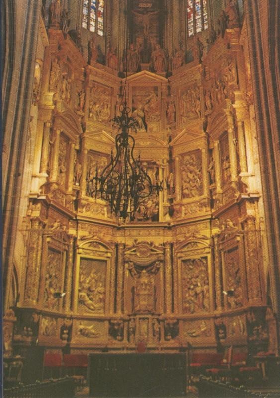 Postal 016131: Retablo de G.Becerra en Astorga