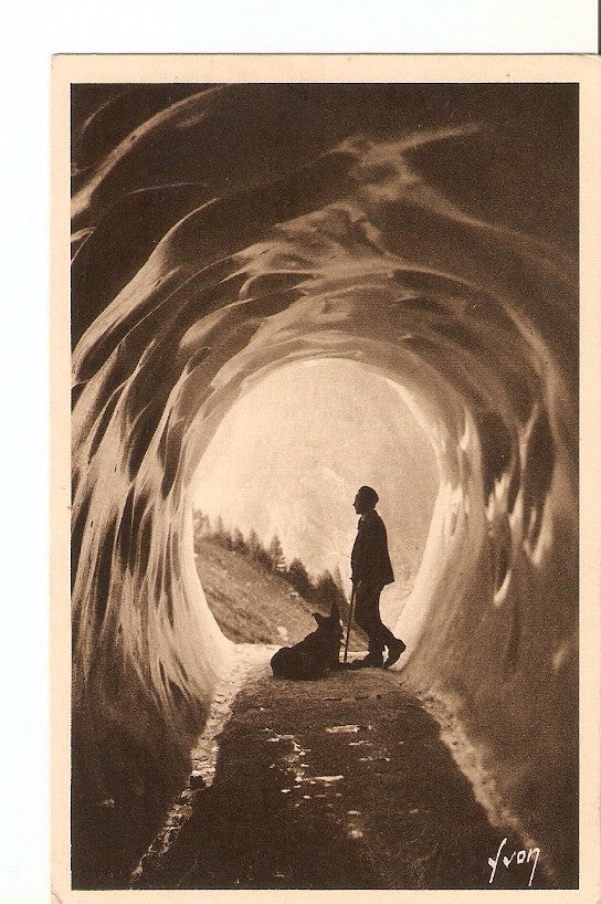 Postal 027250 : Chamonix Mont-Blanc (Haute-Savoie), Grotte du glacier des Bossons