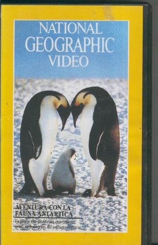 National Geographic Video VHS numero 15: Aventura con la fauna antartica