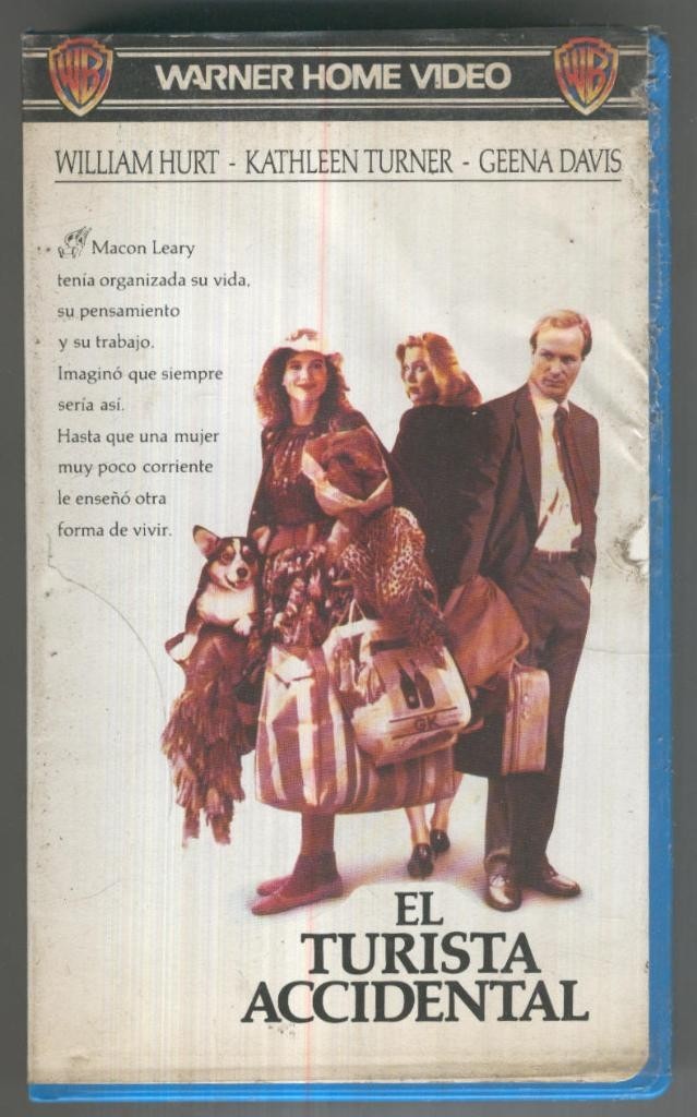 VHS Cine: EL TURISTA ACCIDENTAL - Lawrence Kasdan