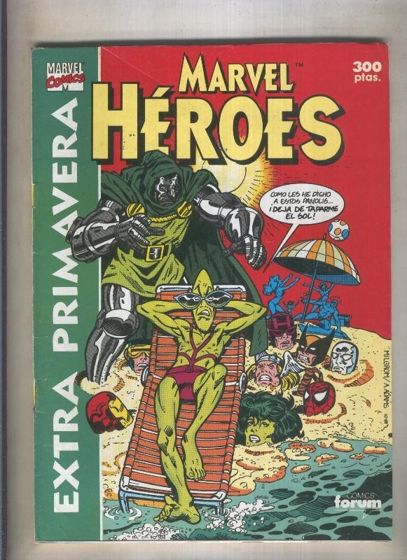 Marvel Heroes especial primavera 1991 (numerado 3 en trasera)