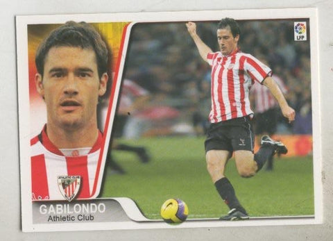 Cromo Liga 2007-2008: Athletic Club numero 298: Gabilondo