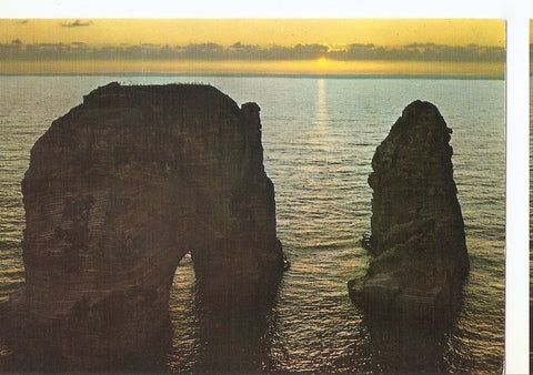 Postal 046452 : Beirut - Raouchech. Sunset at Pigeons Grotto