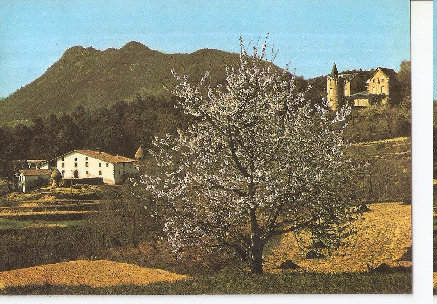 Postal 045074 : San Hilario Sacalm. Villavechia y montaña de San Miguel de Solterra