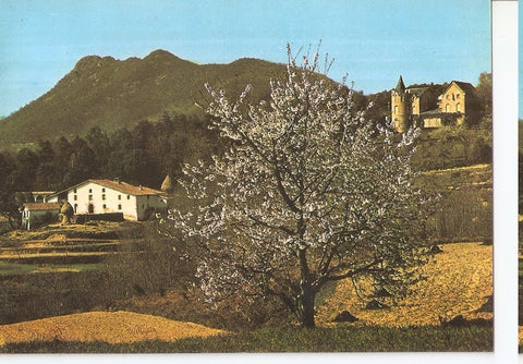Postal 045074 : San Hilario Sacalm. Villavechia y montaña de San Miguel de Solterra
