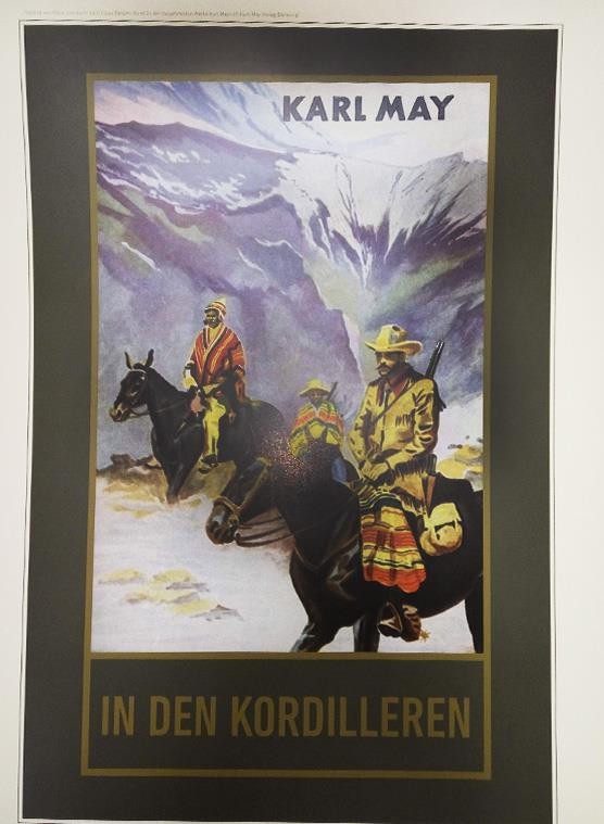 Lamina Karl May numero 10: formato 42 x 56 cm , para enmarcar