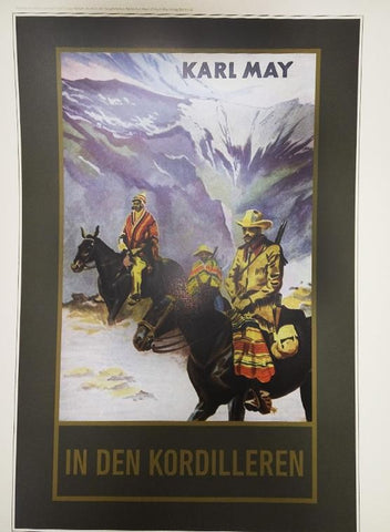 Lamina Karl May numero 10: formato 42 x 56 cm , para enmarcar