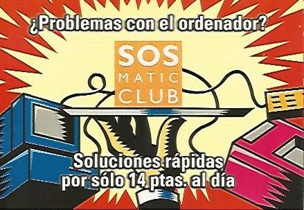 POSTAL PUBLICITARIA 55366: SOSMATIC CLUB