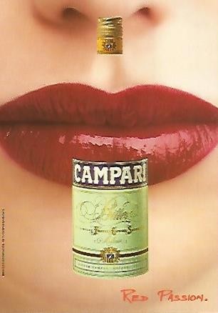 POSTAL PUBLICITARIA 55392: CAMPARI. RED PASSION