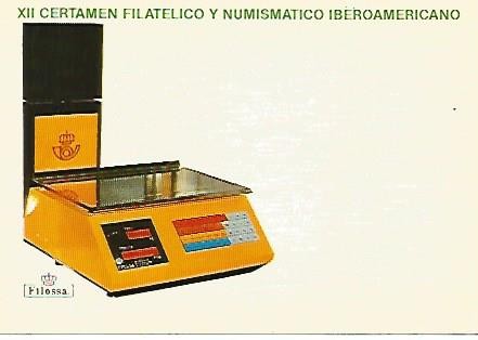 POSTAL PUBLICITARIA 55401: XII CERTAMEN FILATELICO Y NUMISMATICO IBEROAMERICANO