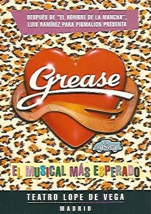 POSTAL PUBLICITARIA 55419: GREASE EL MUSICAL