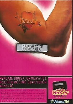 POSTAL PUBLICITARIA 55459: MENSATEL