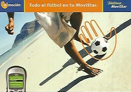 POSTAL PUBLICITARIA 55464: E MOCION. MOVISTAR