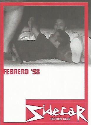 POSTAL PUBLICITARIA 55489: SIDECAR. Programacion febrero