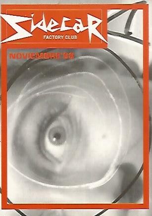 POSTAL PUBLICITARIA 55496: SIDECAR. Programacion noviembre