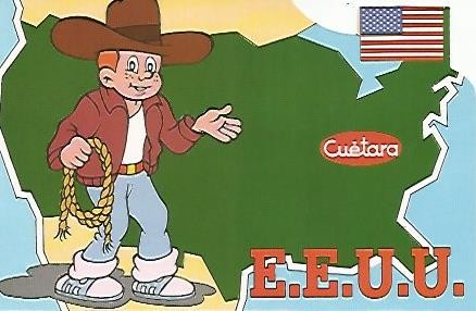 POSTAL PUBLICITARIA 55518: CUETARA. EEUU