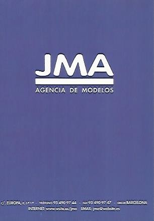 POSTAL PUBLICITARIA 55533: JMA AGENCIA MODELOS