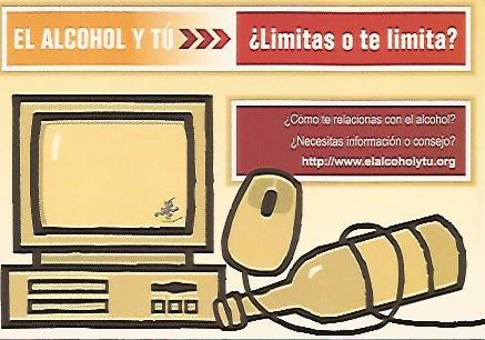 POSTAL PUBLICITARIA 55554: EL ALCOHOL Y TU