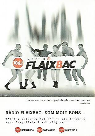POSTAL PUBLICITARIA 55570: RADIO FLAIXBAC