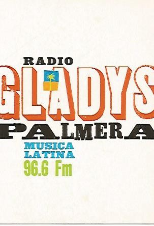 POSTAL PUBLICITARIA 55573: RADIO GLADYS PALMERA. Jazz latino