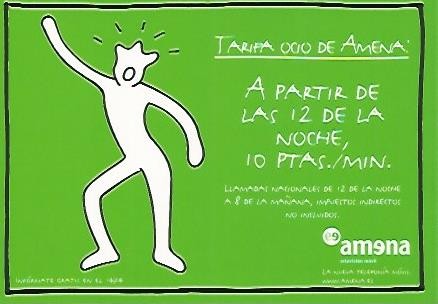 POSTAL PUBLICITARIA 55574: AMENA