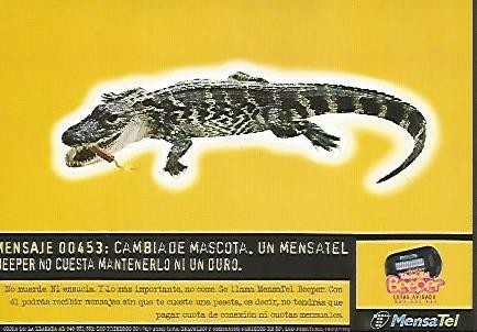 POSTAL PUBLICITARIA 55576: MENSATEL (II)