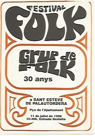 POSTAL PUBLICITARIA 55587: FESTIVAL FUNK. SANT ESTEVE DE PALAUTORDERA