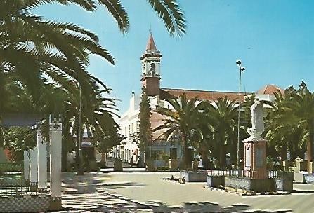 POSTAL 55642: AYAMONTE. Plaza de Jose Antonio