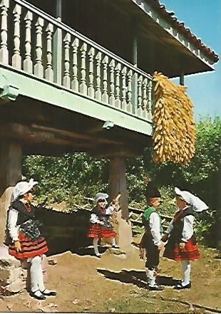 POSTAL 55677: ASTURIAS. Trajes tipicos