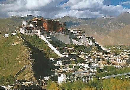 POSTAL 55749: TIBET. Placio Potala