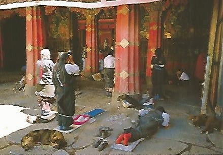 POSTAL 55750: TIBET. Templo Jokhang