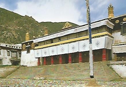 POSTAL 55752: TIBET. Monasterio Drepung