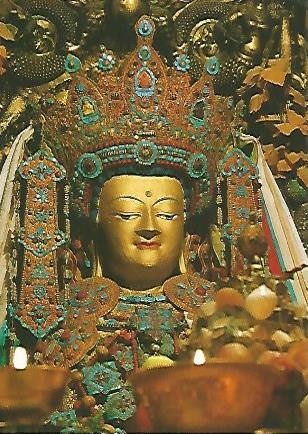 POSTAL 55756: TIBET. Templo Jokhang. Budista Sakyamuni