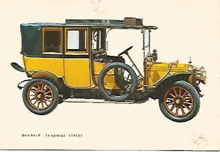 POSTAL  55791: Panhard Le Vaseur de 1910