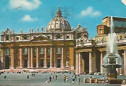 POSTAL 55794: ROMA. Plaza San pedro