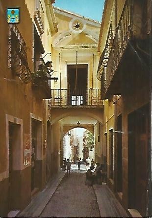 POSTAL 55812: VILLAJOYOSA. Calle Mayor