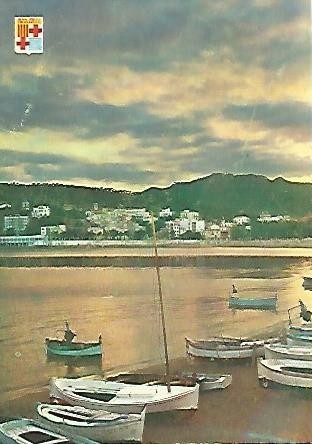 POSTAL 55839: SANT FELIU DE GUIXOLS. Atardecer