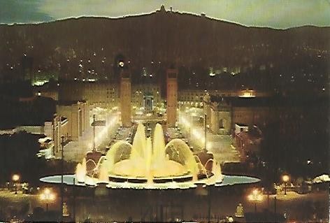 POSTAL 55841: BARCELONA. Fuente Magica