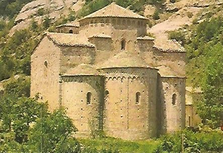 POSTAL 55856: SANT JAUME DE FRONTENYA. Iglesia romanica siglo XI