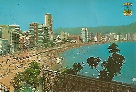 POSTAL 55861: BENIDORM. Playa Levante