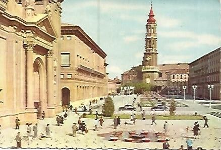 POSTAL 55871: ZARAGOZA. Plaza de Nuestra Señora del Pilar