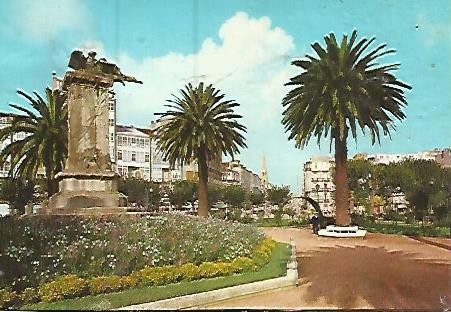 POSTAL 55882: LA CORUÑA. Rosaleda