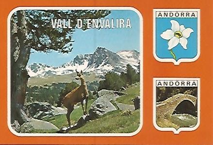 POSTAL 55901: VALLES DE ANDORRA