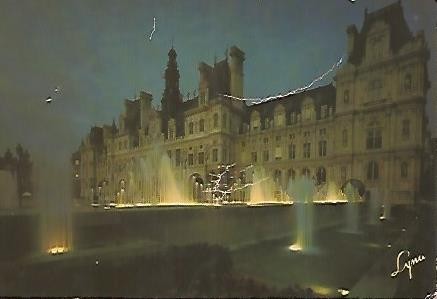 POSTAL 55908: PARIS. Hotel de Ville