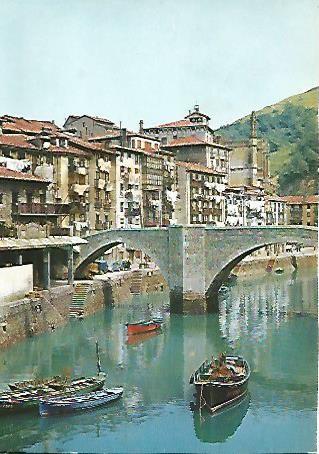 POSTAL 55930: ONDARROA. Ria y muelle