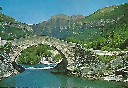 POSTAL 55945: TORLA. Puente romanico
