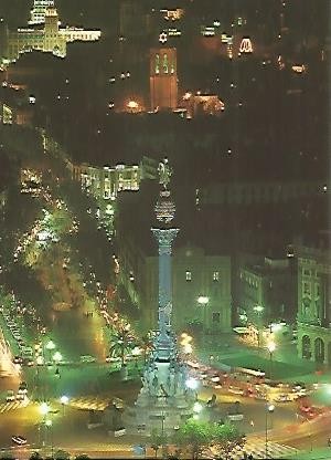 POSTAL 55956: BARCELONA. Monumento a Colon