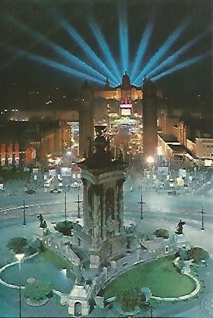 POSTAL 55979: BARCELONA. Entrada Exposicion 