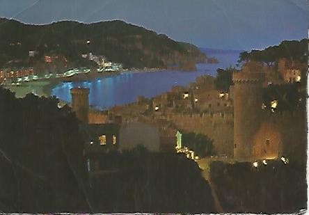 POSTAL 56020: TOSSA DE MAR. Vista nocturna